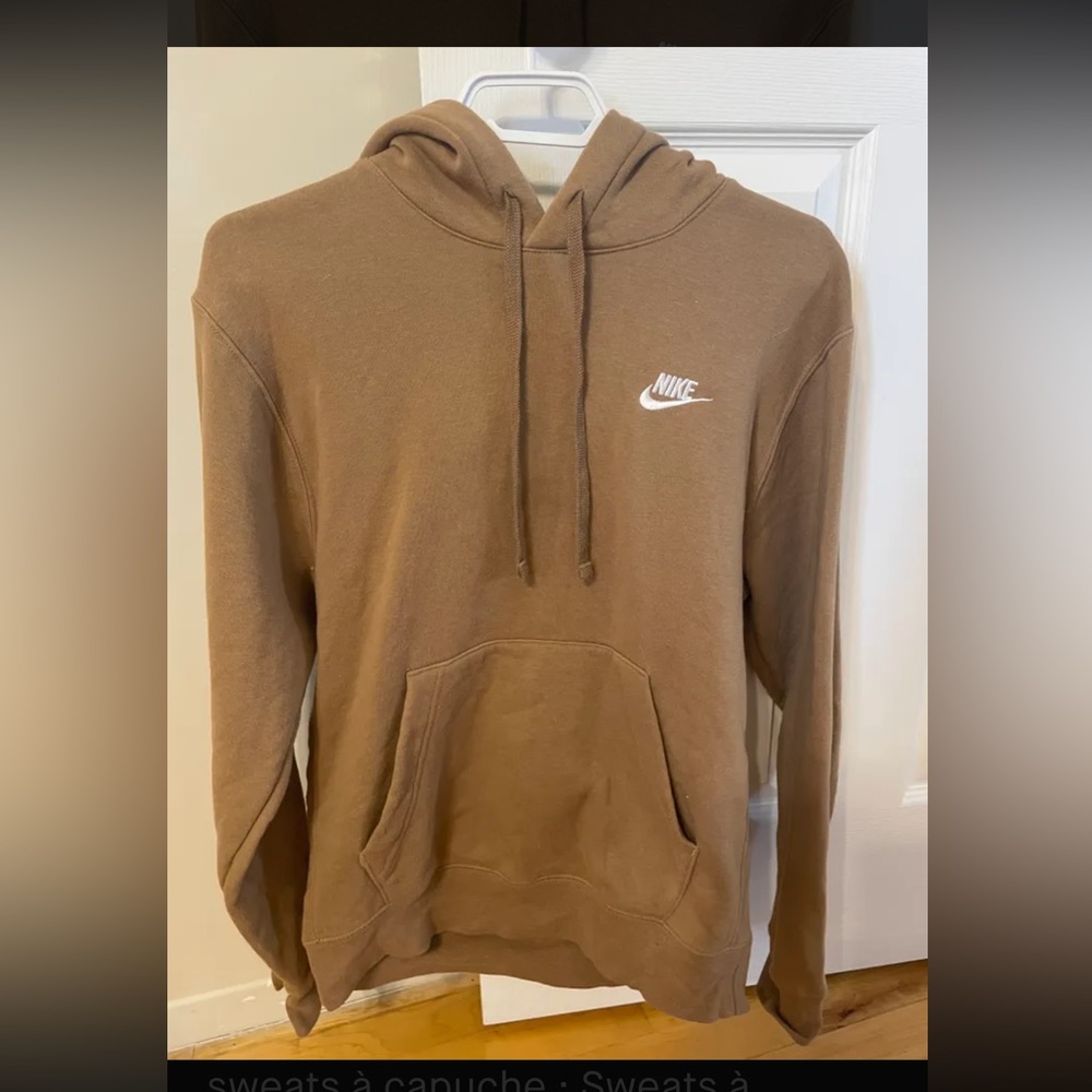 Nike tan hoodie